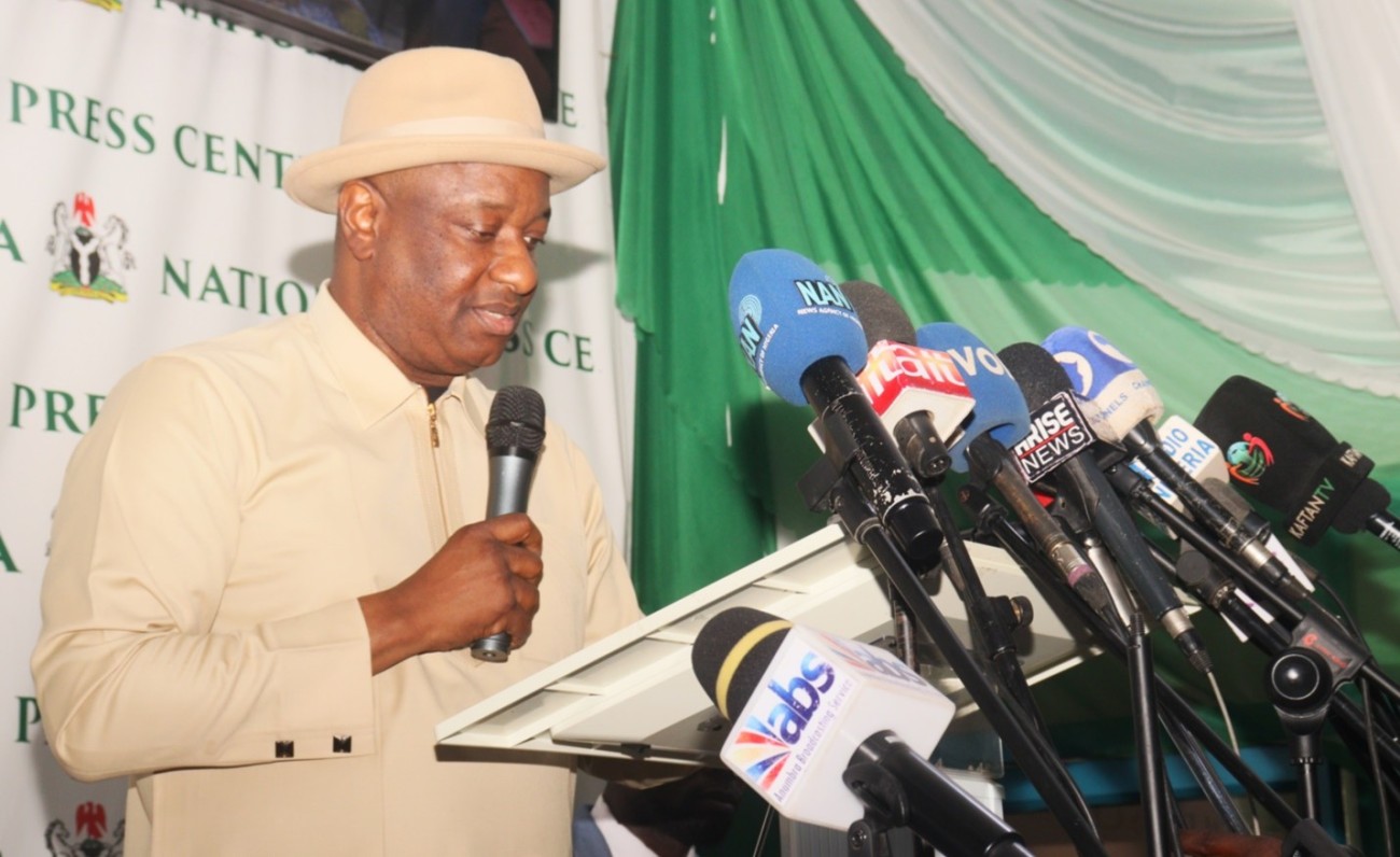 Ministerial Press Briefing At National Press Centre, Abuja - March 13, 2025.